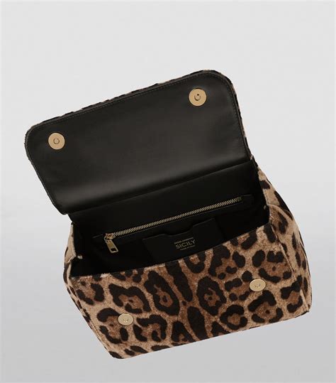 dolce gabbana leopard shopper bag|dolce and gabbana makeup bag.